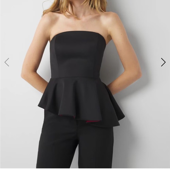 WHBM Asymmetrical Hem Bustier - Picture 3 of 8